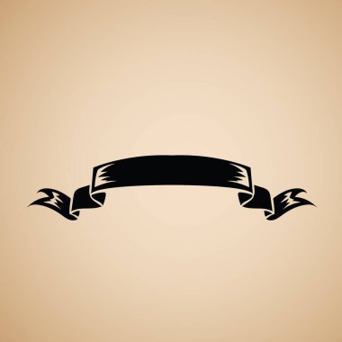 vektör vintage kurdele pankartı