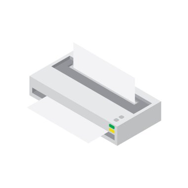 3D yazıcı ile binanın izometrik görüntüsü