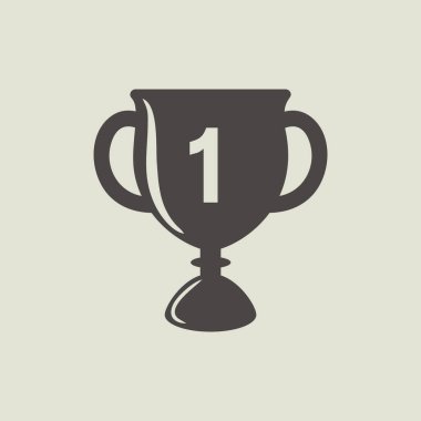 Kupa simgesi, vektör illüstrasyonu