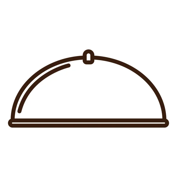 Απλό Στυλιζαρισμένο Πανό Εικονίδια Εστιατορίου Διανυσματική Απεικόνιση — Διανυσματικό Αρχείο
