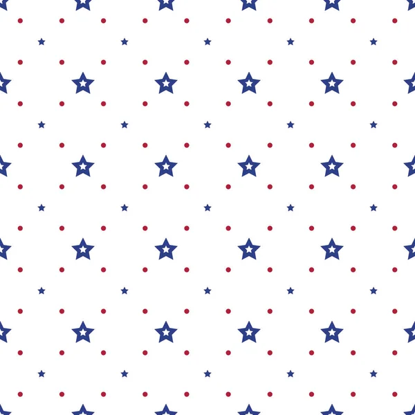 Seamless Pattern Stars Vector Illustration — Stock Vector