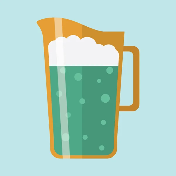 Beer Glass Icon Vector Illustration Graphic Design — Stock Vector