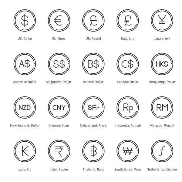 Geld Symbol Vektor Illustration — Stockvektor