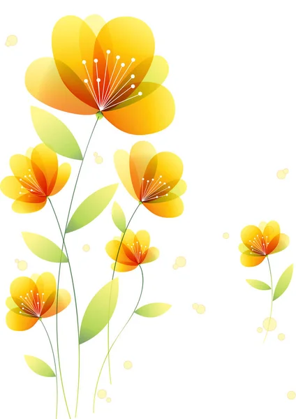 Vector Illustration Flower Petals — Stock Vector
