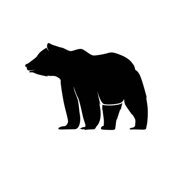 Sylwetka Nosiciela Niedźwiedzia — Wektor stockowy