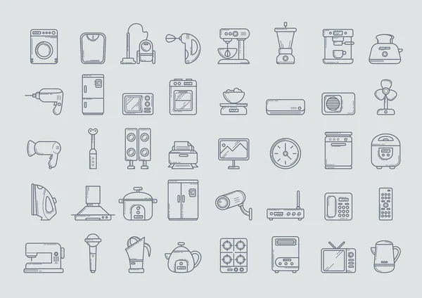 Home Appliances Icon Vector Illustration — 스톡 벡터