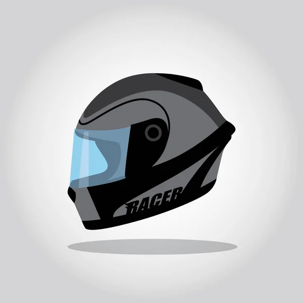 Helm Sepeda Motor Ilustrasi Vektor - Stok Vektor
