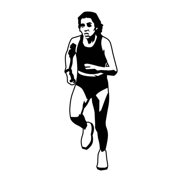 Desenho De Uma Linha De Um Atleta Que Corre Rápido. Desenho Contínuo De Uma  única Linha De Uma Mulher Em Movimento Rápido Nos Espo Ilustração do Vetor  - Ilustração de creativo, corrida