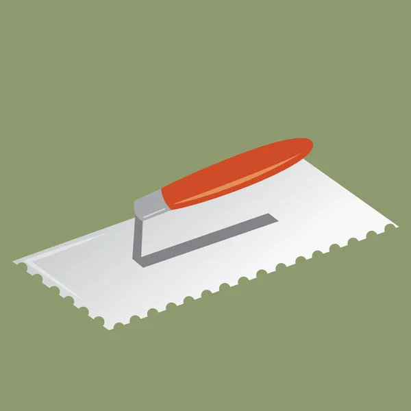 Pilka Ikonou Nože Červeném Pozadí — Stockový vektor