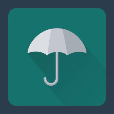 şemsiyenin yaratıcı vektör illüstrasyonu