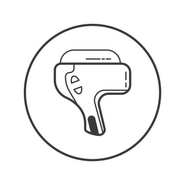 Basit grafik simgesi vektör illüstrasyonu