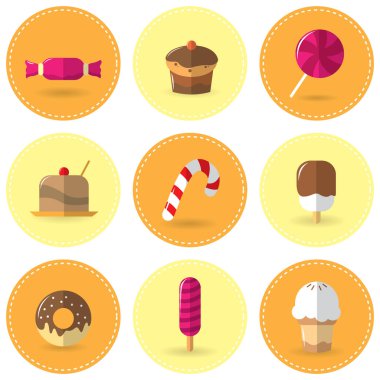 Basit grafik simgesi vektör illüstrasyonu 