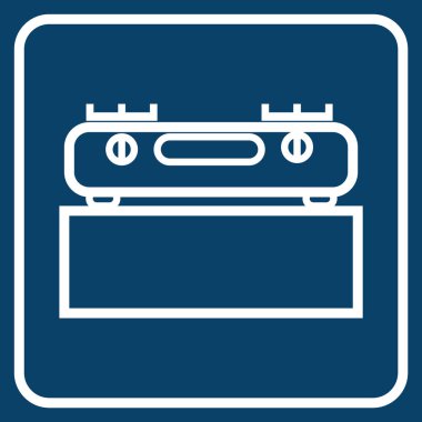 makine onarım simgesi vektör çizimi