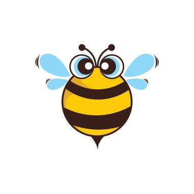 Vektör çizimi. Arı simgesi