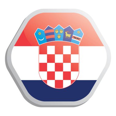 Fransa bayrağının vektör illüstrasyonu