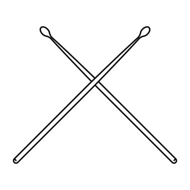 Tek izole edilmiş zarif gri ipliğin vektör çizimi