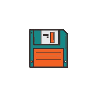 Vektör illüstrasyonu, simge ögesi arkaplanı