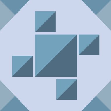 Modern geometrik şablonun vektör çizimi