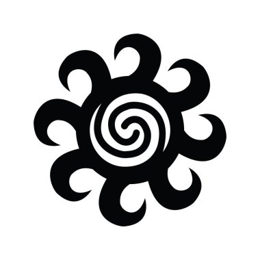 kabile dövme simgesi düz 