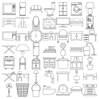 ev, aygıt, vektör illüstrasyonu 