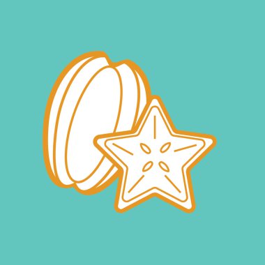 Basit grafik simgesi vektör illüstrasyonu