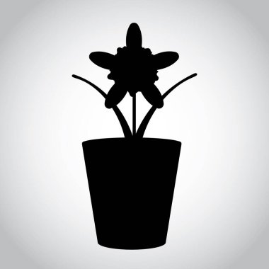 Kaktüs simgesinin vektör illüstrasyonu