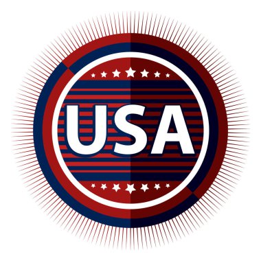 ABD 'nin vektör illüstrasyon simgesi