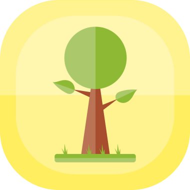 Ağacın yaratıcı vektör çizimi