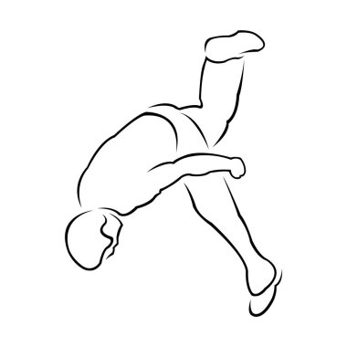 Bir yumruk vektör simgesini tutan el