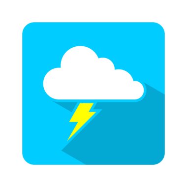 Uzun gölgeli hava simgesi