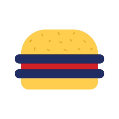 fast food vektör simgesi