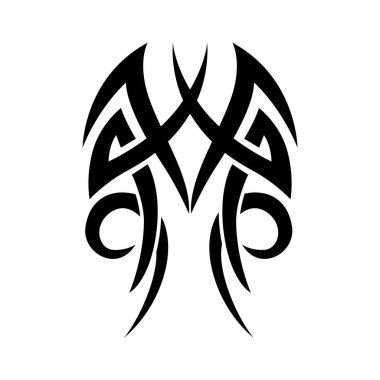 Dövmenin vektör çizimi.