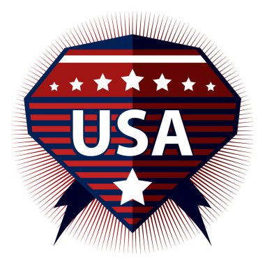ABD vektör illüstrasyonu, simge element arkaplanı