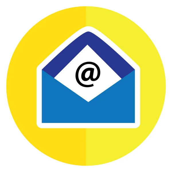 Email Icona Vettoriale Illustrazione — Vettoriale Stock