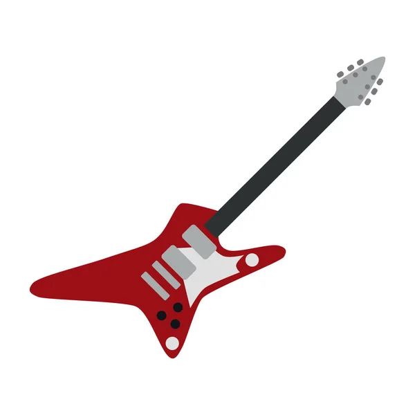 Vektor Illustration Eines Gitarrensymbols — Stockvektor