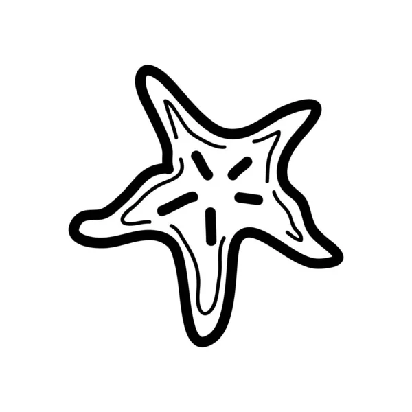 Зоряна Векторна Іконка Білому Тлі — стоковий вектор