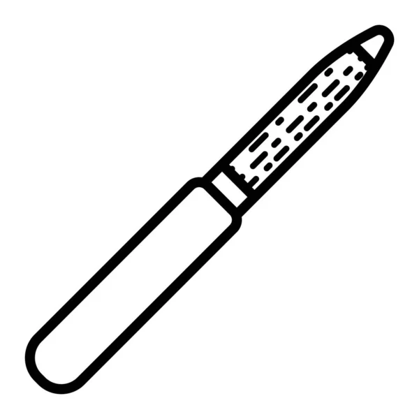 Medizinisches Thermometer Symbol Vektor Illustration Grafik Design — Stockvektor