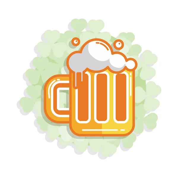 Cerveza Vector Ilustración Icono Elemento Fondo — Archivo Imágenes Vectoriales