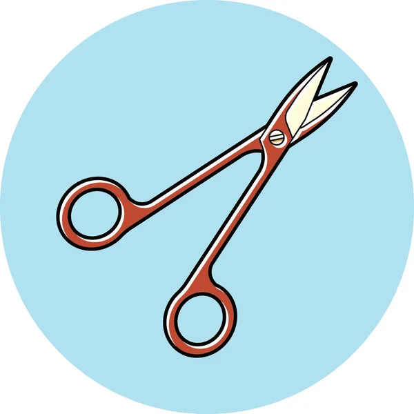 Nůžky Nůžkový Vektor Ikona — Stockový vektor