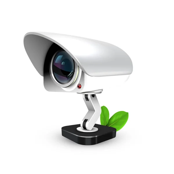 Rendering Una Telecamera Sicurezza — Vettoriale Stock