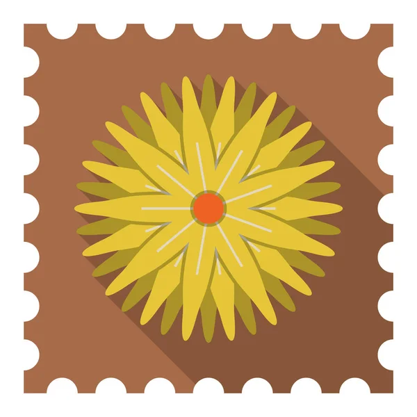 Ilustración Vectorial Icono Flor — Vector de stock