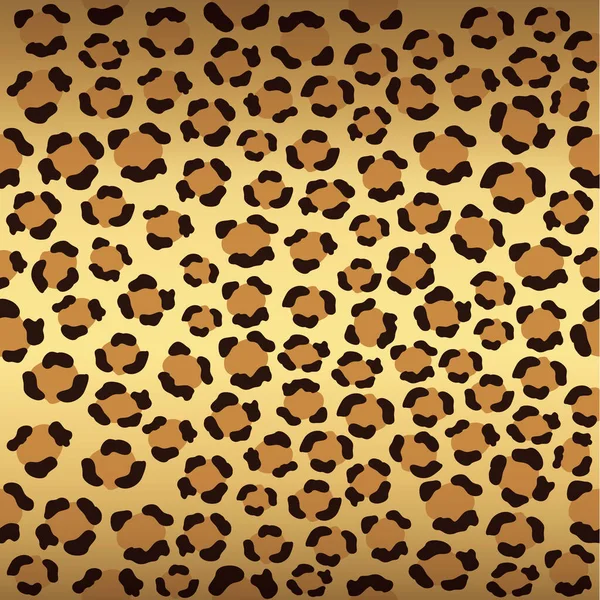 Pelle Leopardo Modello Senza Cuciture — Vettoriale Stock