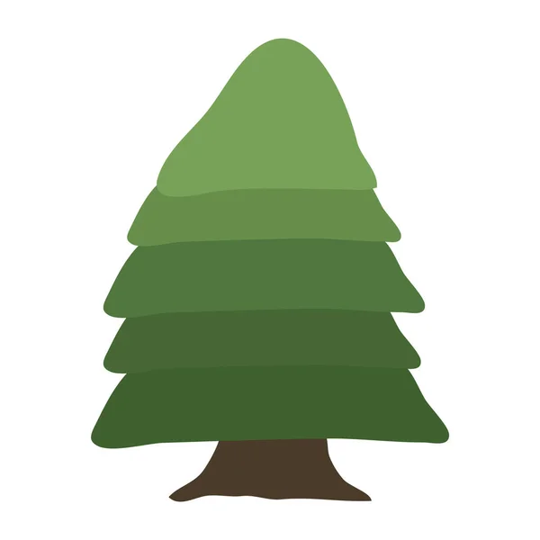 Icono Del Árbol Navidad Ilustración Vectorial — Vector de stock