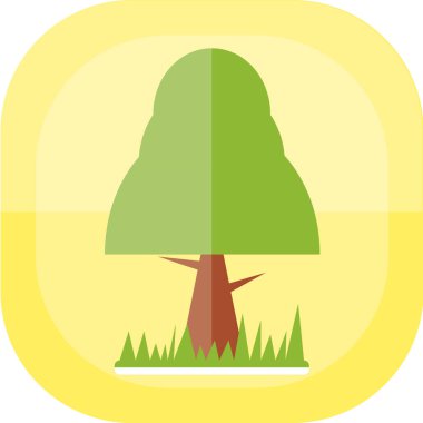 Ağacın yaratıcı vektör çizimi