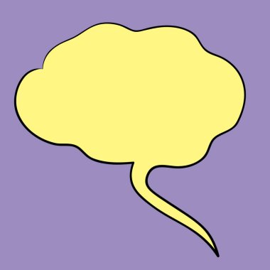 Kağıt konuşma baloncuklarının vektör çizimi