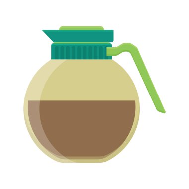 Bir şişe sütle cam kavanozun vektör çizimi