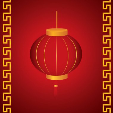 Maymunun geleneksel el yazısı ile Çin yeni yıl tebrik kartı