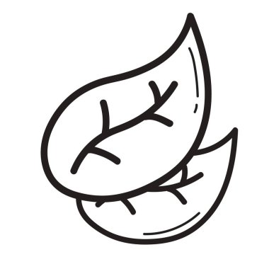 Bir kuşun siyah beyaz simgesi.