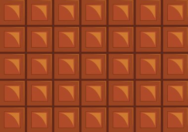 Çikolata kalıplı kusursuz desen