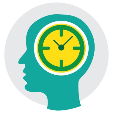 zaman yönetimi tasarımı, vektör illüstrasyon eps10 grafiği